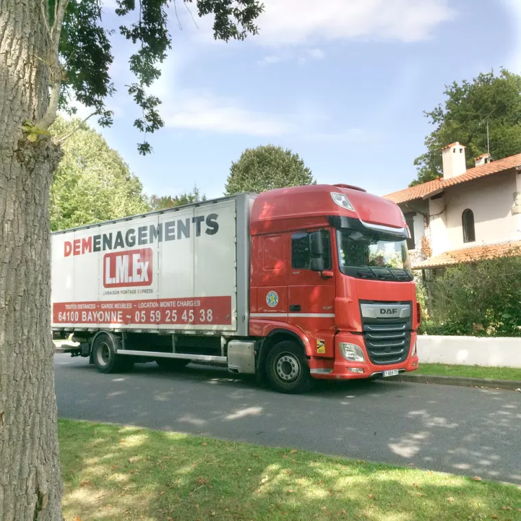 Déménagement en camion pour particulier au départ de Bayonne, Bayonne, LMEX